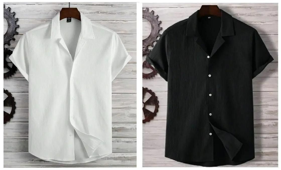 Men's Ice Silk Quick-Drying Shirt Combo of 2